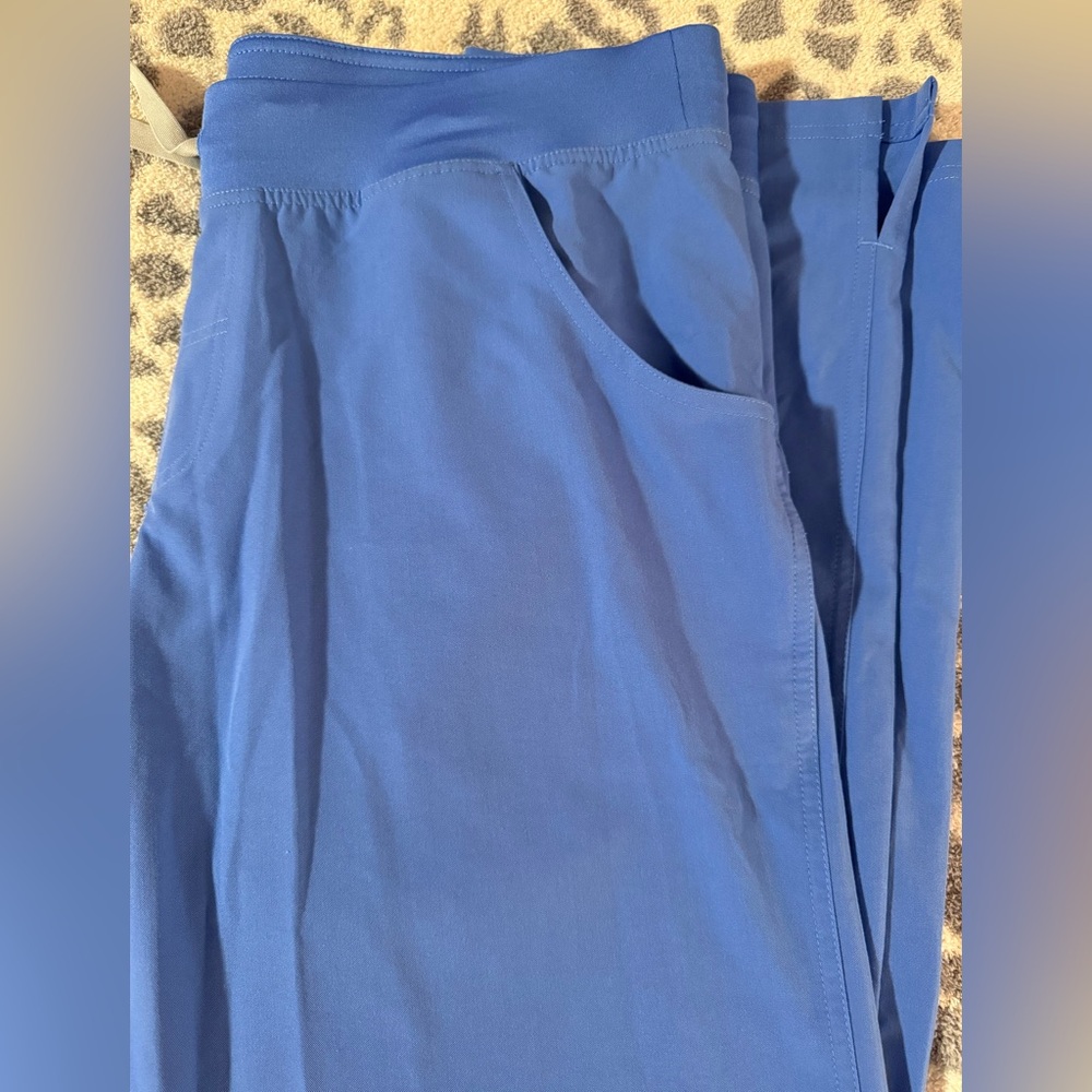 Ceil blue FIGS scrub pants